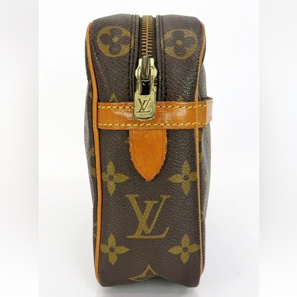 Louis Vuitton Monogram Toiletry Bag in Brown and Gold - Picture 3 of 13